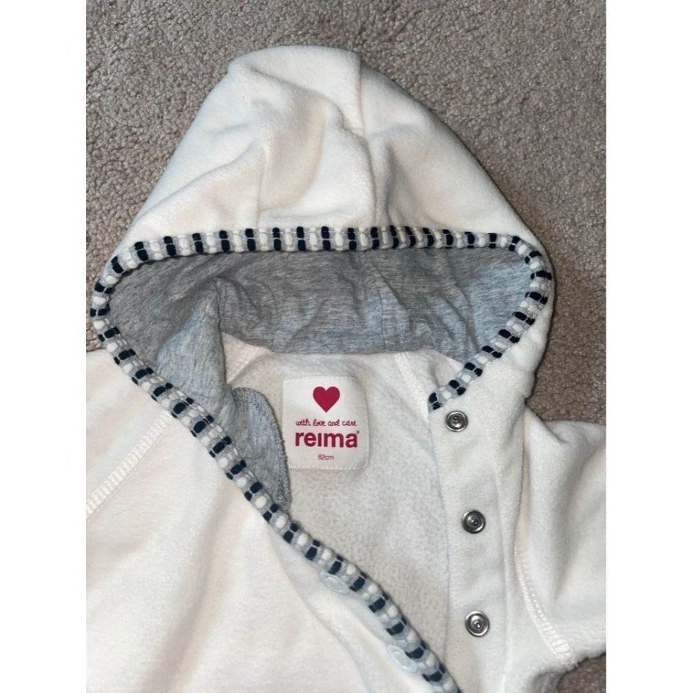 Adorable Reima fleece one piece. 3-6m